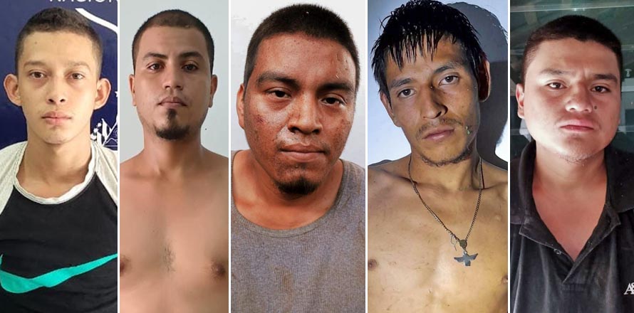 Último fin de semana en libertad para estos pandilleros; hoy cayeron en manos de la justicia