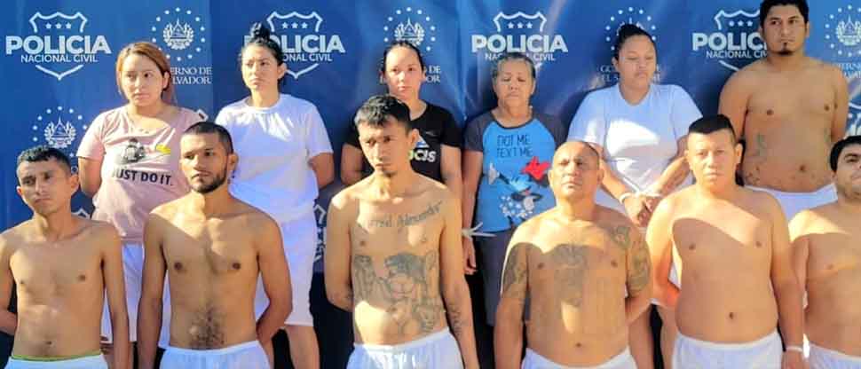 Capturan a 12 pandilleros en diferentes zonas de Ilopango, Soyapango y San Martín