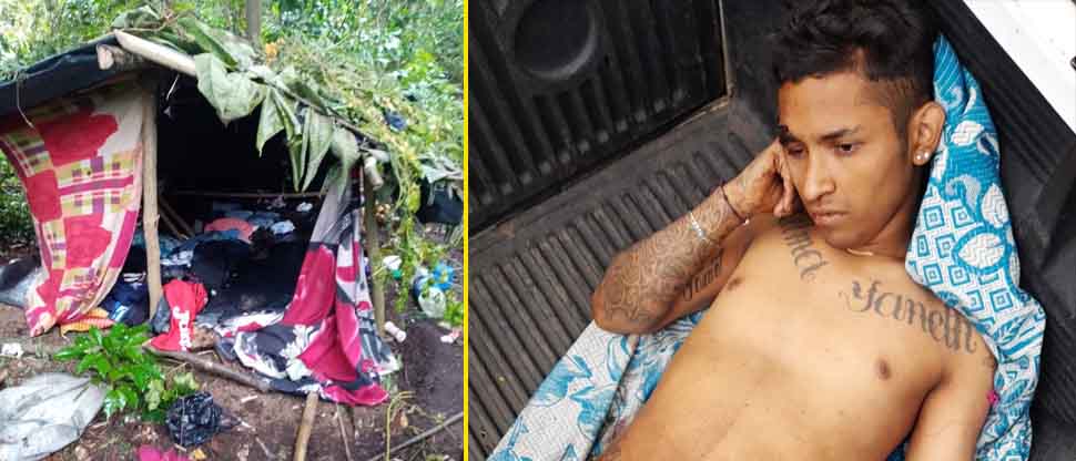 Pandilleros huyen y dejan tirado a su homeboy lesionado en campamento clandestino