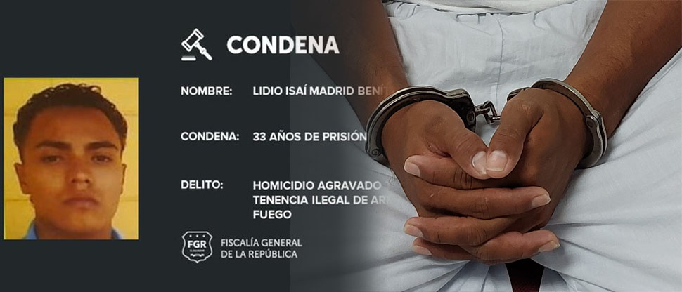 Pandillero pasará 33 años preso por agarrarse a balazos con la PNC