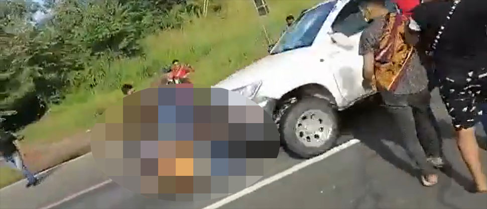 Le echaron los camiones a manifestantes que bloqueaban calle en Horconcitos, Panamá