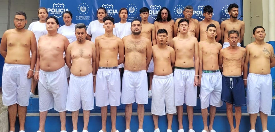 Sacan de las calles a 19 terroristas que operaban en Soyapango, Ilopango y San Martín