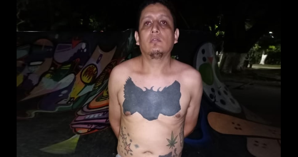 Intentó ocultar los tatuajes de la pandilla, pero terminó capturado en patrullaje en Soyapango