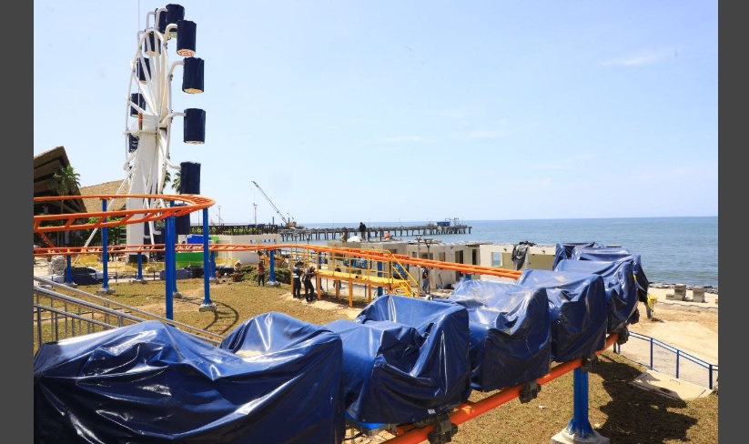 Parque de diversiones en La Libertad está casi listo: Abrirá en los próximos días