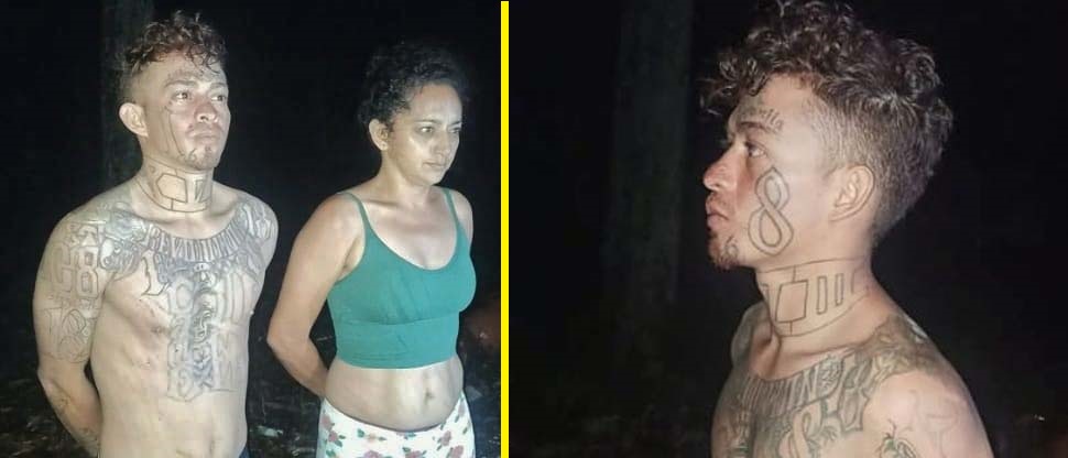Detienen a pandillero de la 18 como a su novia que delinquían en Apopa