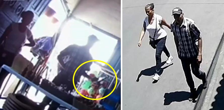 Denuncian a pareja que fue captada hurtando una tablet en un negocio de Usulután