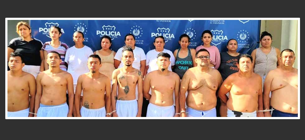 Detienen a 18 pandilleros que delinquían y mantenían amenazada a la población de Ilopango, Soyapango y San Martín