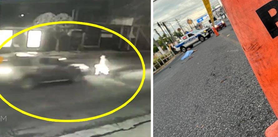 Cámara de seguridad capta el momento cuando hombre de la tercera edad es atropellado