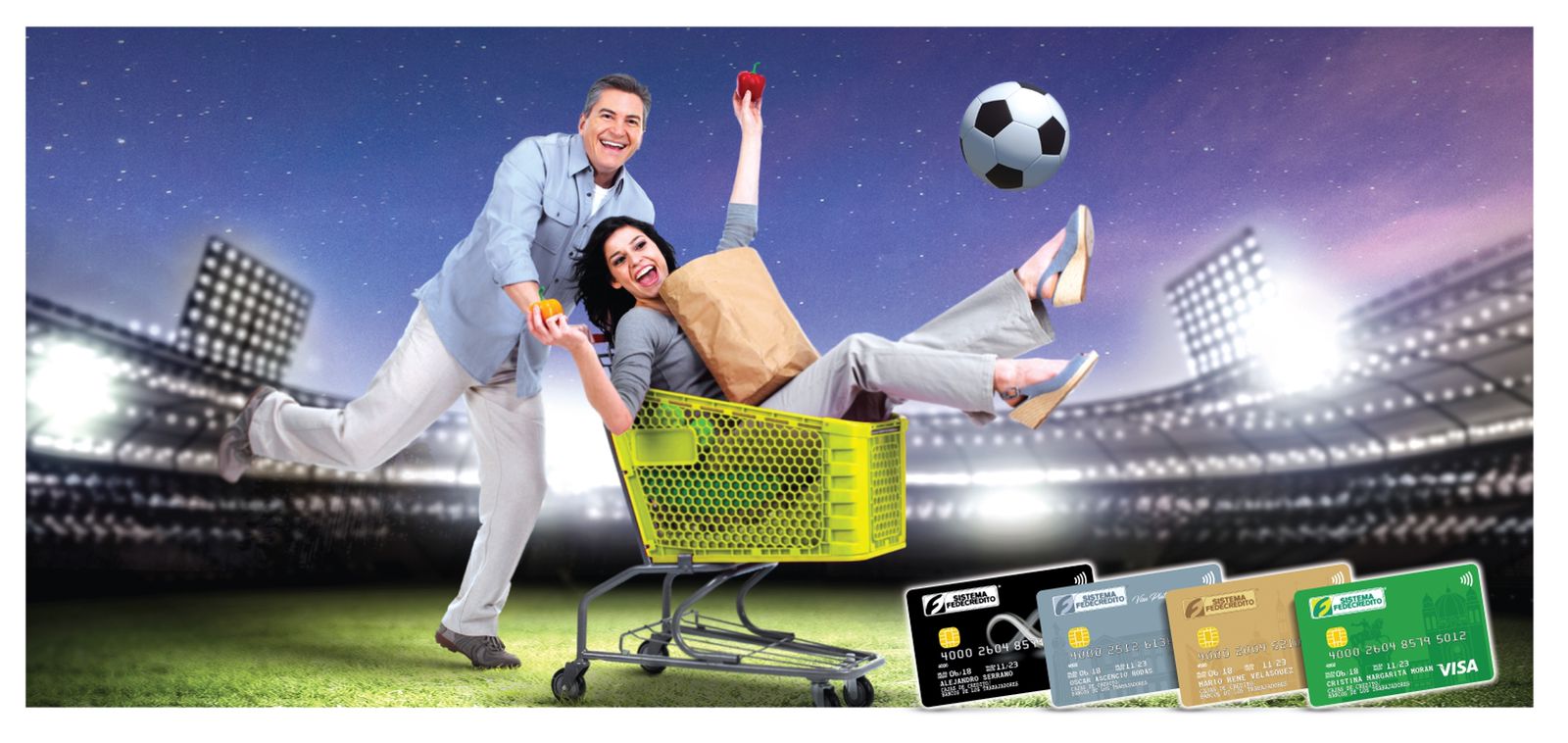 TUS COMPRAS CON TUS TARJETAS VISA DEL SISTEMA FEDECRÉDITO TE LLEVAN DIRECTO A LA COPA MUNDIAL DE LA FIFA CATAR 2022