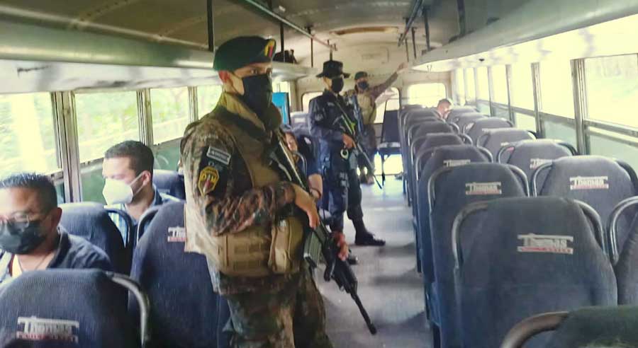 Plan Transporte Seguro ya brinda seguridad a los usuarios de buses y microbuses