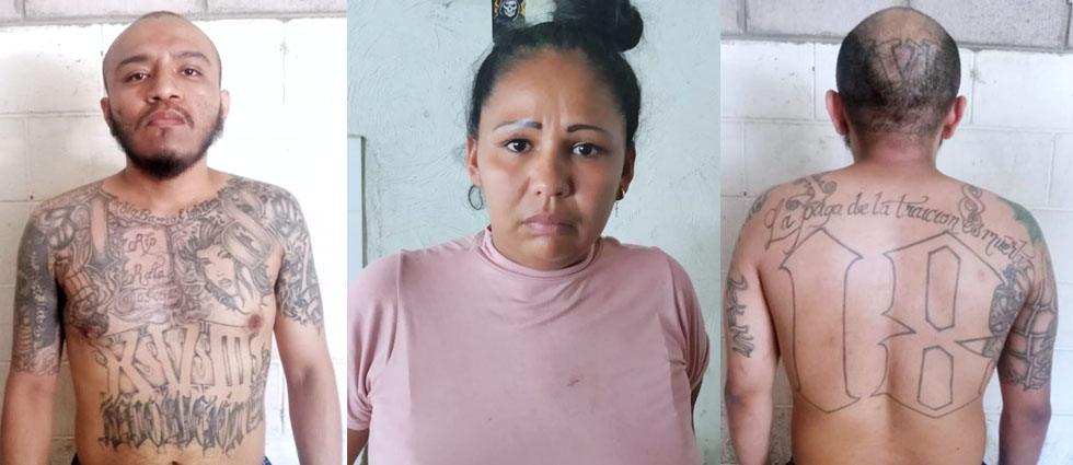 Capturan a palabrero del Barrio 18-R y a mujer que tiene años de ser colaboradora de la estructura