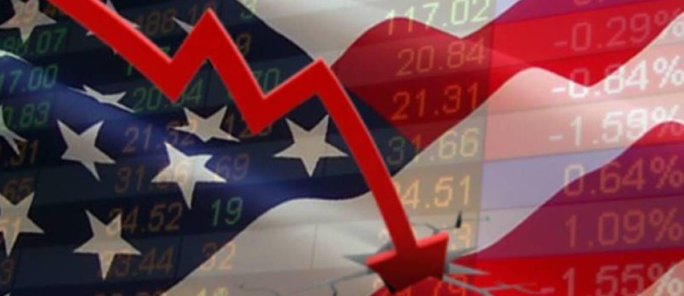 EUA entra en recesión técnica tras reportar dos trimestres consecutivos de crecimiento negativo