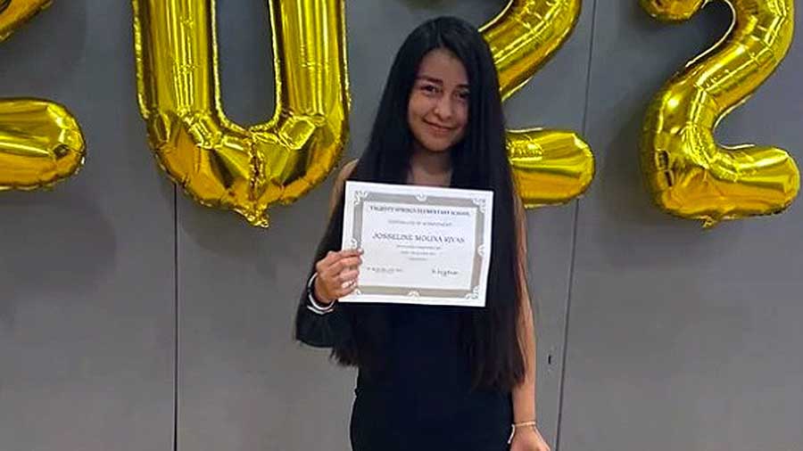 Niña salvadoreña de 12 años muere al chocar cuando conducía en EE-UU