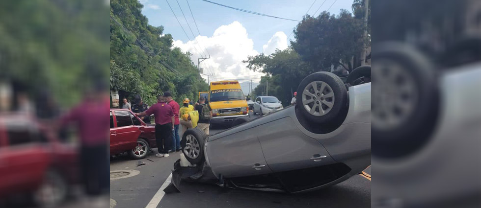 Un lesionado tras fuerte accidente sobre la carretera Panamericana