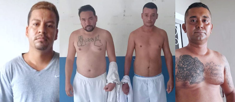 Sacan de las calles a cuatro peligrosos pandilleros que delinquían en zonas diferentes de Chalatenango