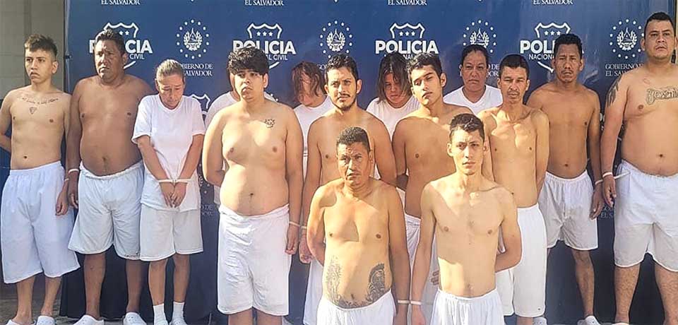 Caen 15 pandilleros que sembraban terror en habitantes de Soyapango, Ilopango y San Martín