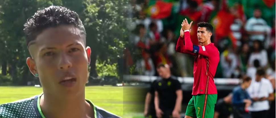 Joven hondureño asegura ser el «doble» exacto de Cristiano Ronaldo