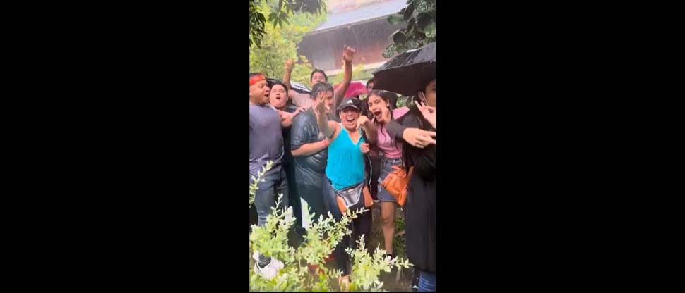 Así el ambiente en Terror CIFCO a pesar de la lluvia