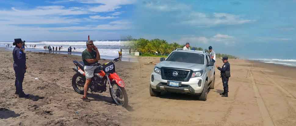 Multan a conductores por manejar en la playa y poner en riesgo a turistas