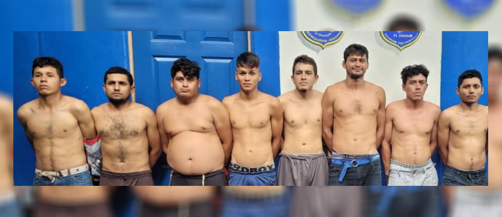 Arrestan a ocho MS que mantenían en zozobra a la población en San Juan Opico