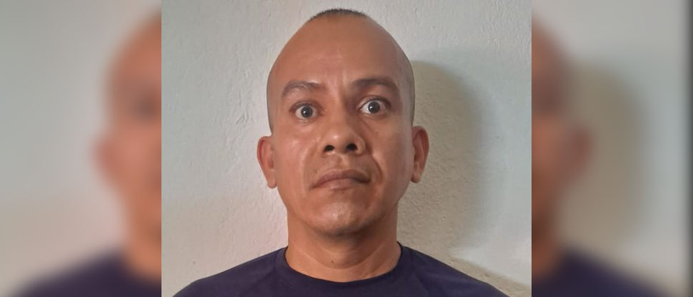 Con cara de asombro queda miembro de la MS-13 después de su captura en Chinameca
