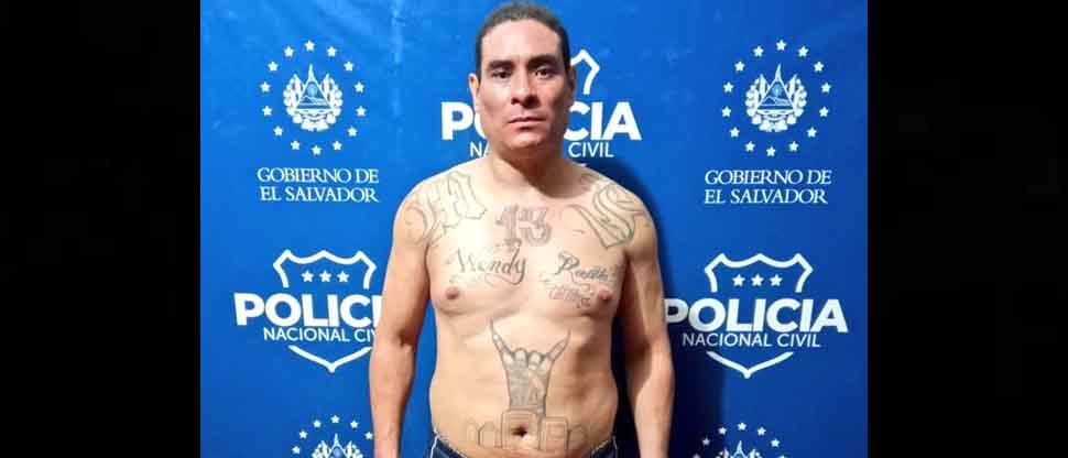 Arrestan al “Criminal”, pandillero de la MS que posee cinco órdenes de captura