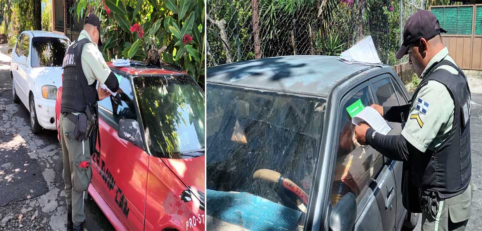 Dueños de vehículos abandonados tienen 48 horas para retirarlos de la vía pública