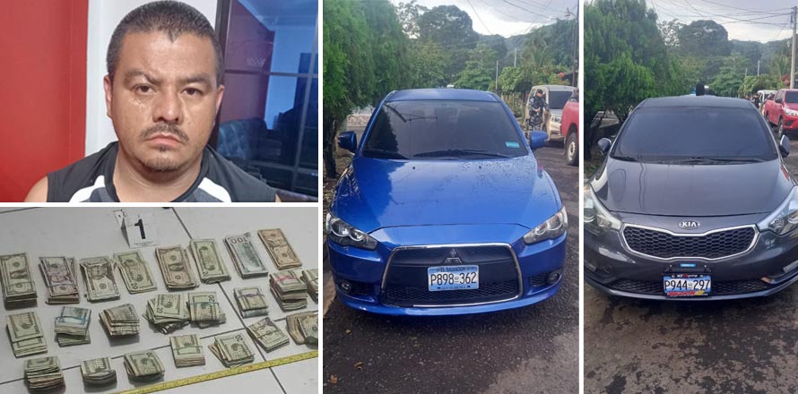 Cae colaborador de pandillas que tenía en su poder miles de dólares, carros y otros lujos