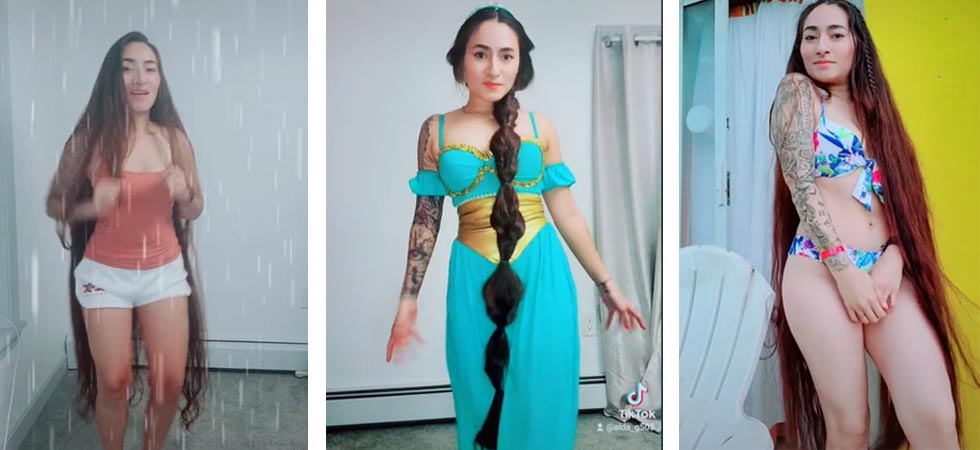 La «Rapunzel salvadoreña» causa sensación en Tiktok