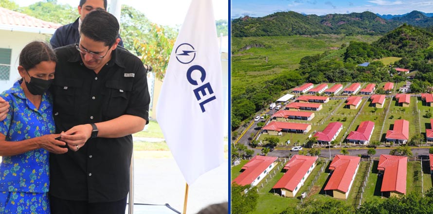 CEL beneficia a familias de San Miguel con la entrega de viviendas