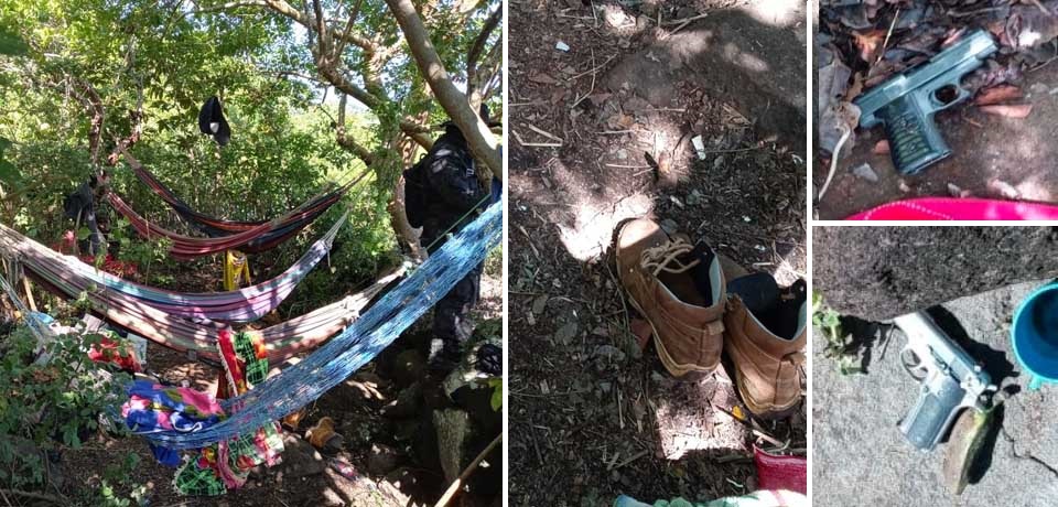 Militares localizan y desmantelan campamento clandestino en San Vicente
