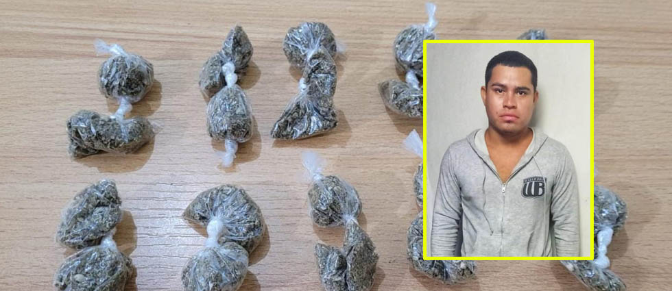 Capturan a peligroso MS-13 tras encontrarle varias porciones de droga