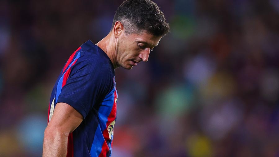 Lewandowski “sale soplado” y el Barcelona empata en el inicio de LaLiga