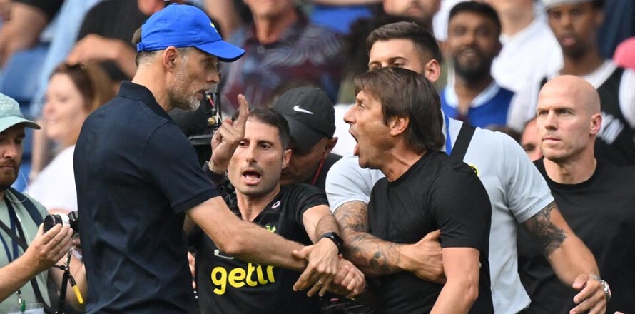 [VIDEO] Así fue la pelea entre Tuchel y Conte tras el Chelsea-Tottenham