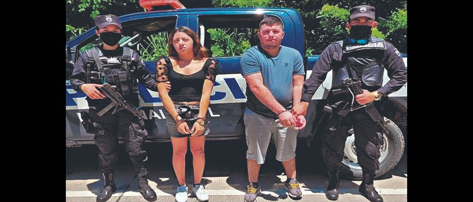 Pareja de narcotraficantes detenida en Metapán pasará 21 años tras las rejas