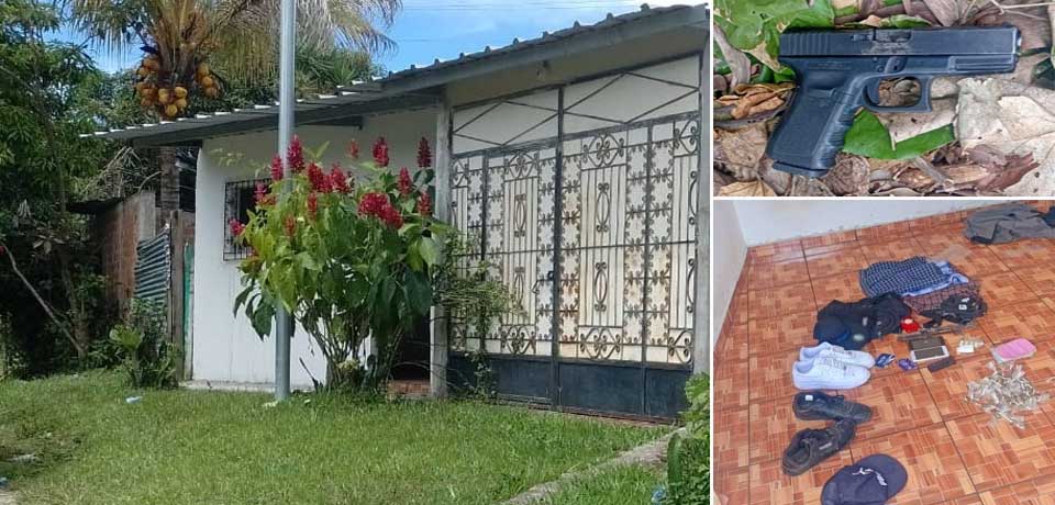 Autoridades localizan casa destroyer en Cuscatlán