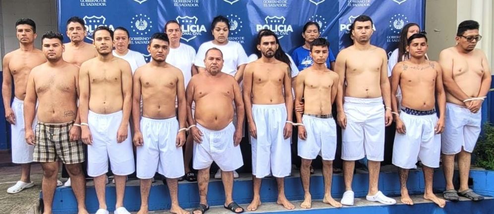 Capturan a otro grupo de pandilleros y colaboradores en Soyapango, Ilopango y San Martín