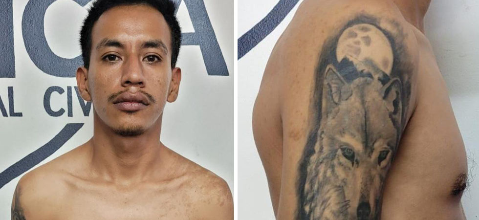 Capturan a pandillero que se arrepintió y ocultó su tatuaje de la 18