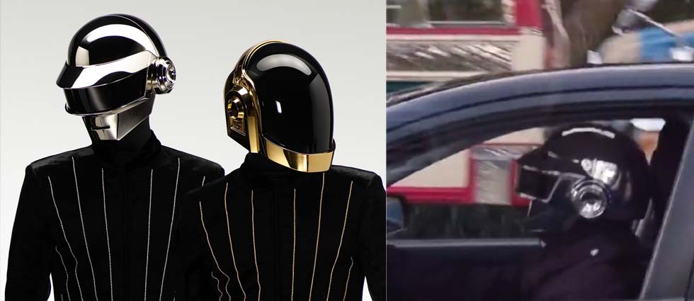Descubren a un miembro de “Daft Punk” manejando por las calles de Guatemala