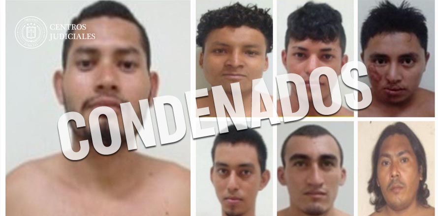 Juez sentencia a 149 años de cárcel para mareros; pasarán el resto de sus días enjaulados