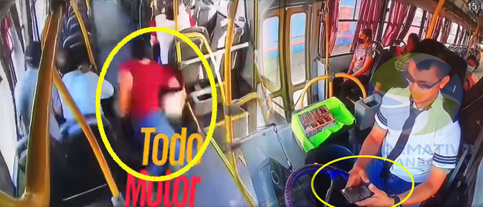 Pasajera se lesiona en choque provocado por motorista de la ruta 55 que se distrajo con el celular