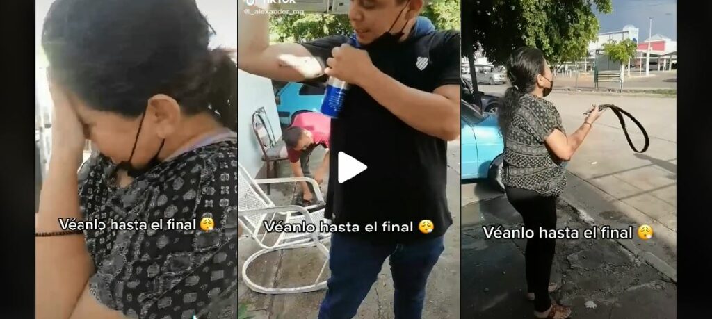 Madre castiga a su hijo por hacerse un tatuaje | VIDEO