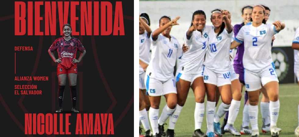 Atlas Femenil ficha a seleccionada salvadoreña Nicolle Amaya