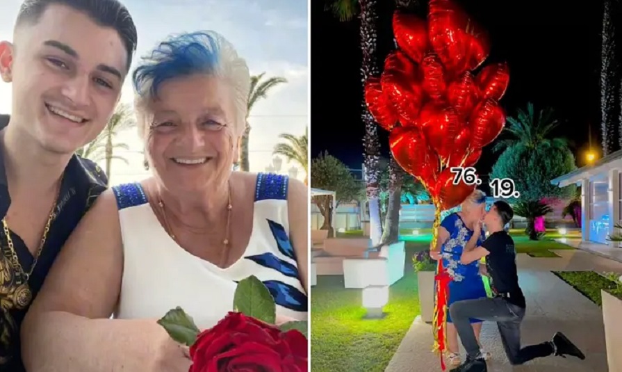 VIRAL: Joven de 19 años le propone matrimonio a su novia de 76