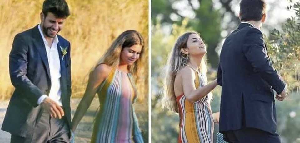 Piqué ya se da «colorón» con su nueva novia
