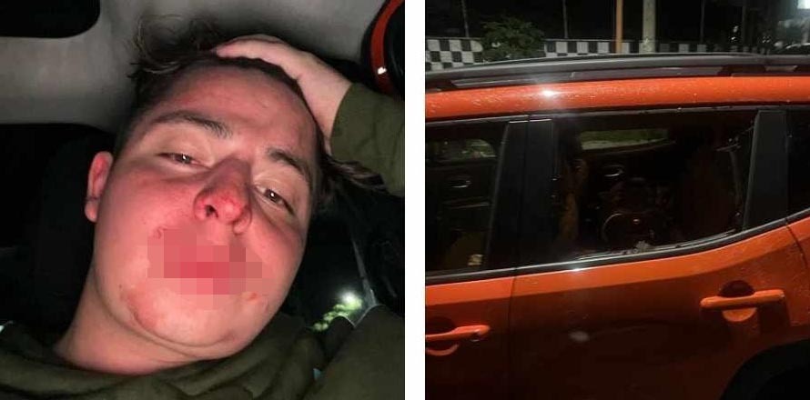 Yeik es agredido en Santa Ana y las redes estallan