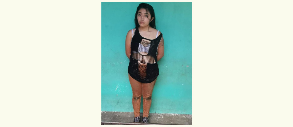 Capturan a la pareja de un reconocido pandillero que opera en Sonsonate