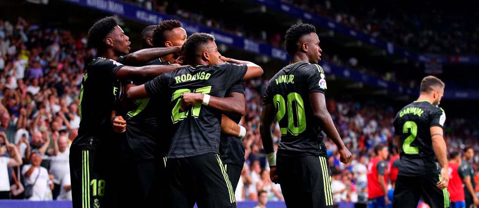 Real Madrid gana de visita al díficil Espanyol y sigue en lo más alto de la tabla