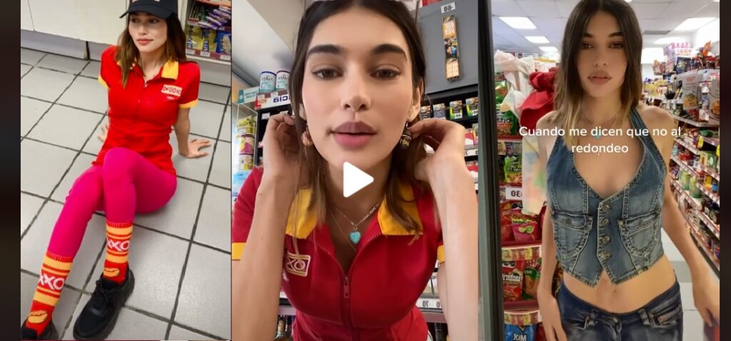 Bella cajera se vuelve viral y todos la buscan para poner saldo a su celular