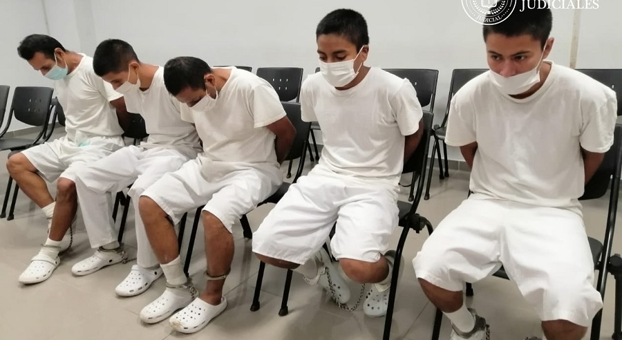 Tras caer en una “trampa” de la policía, seis pandilleros son condenados por extorsión